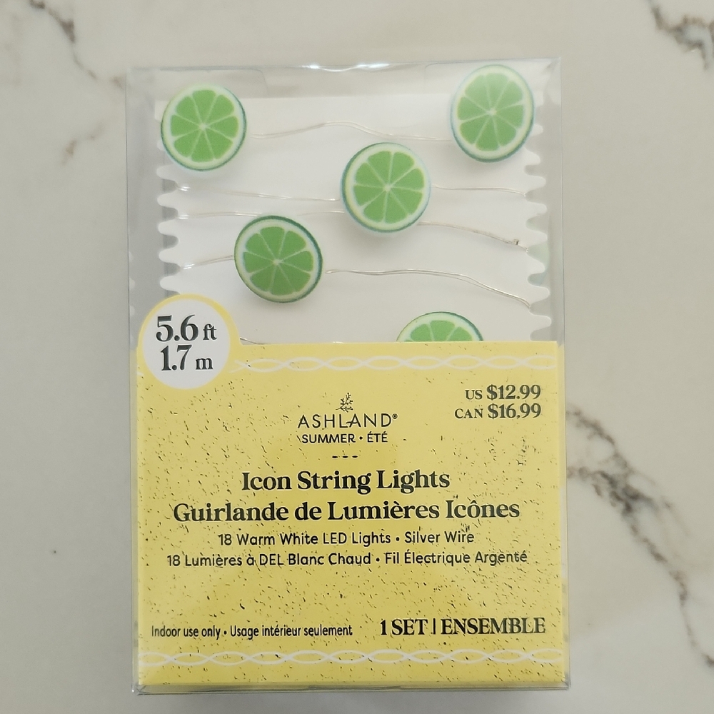 Ashland Green and Silver Holiday String Lights